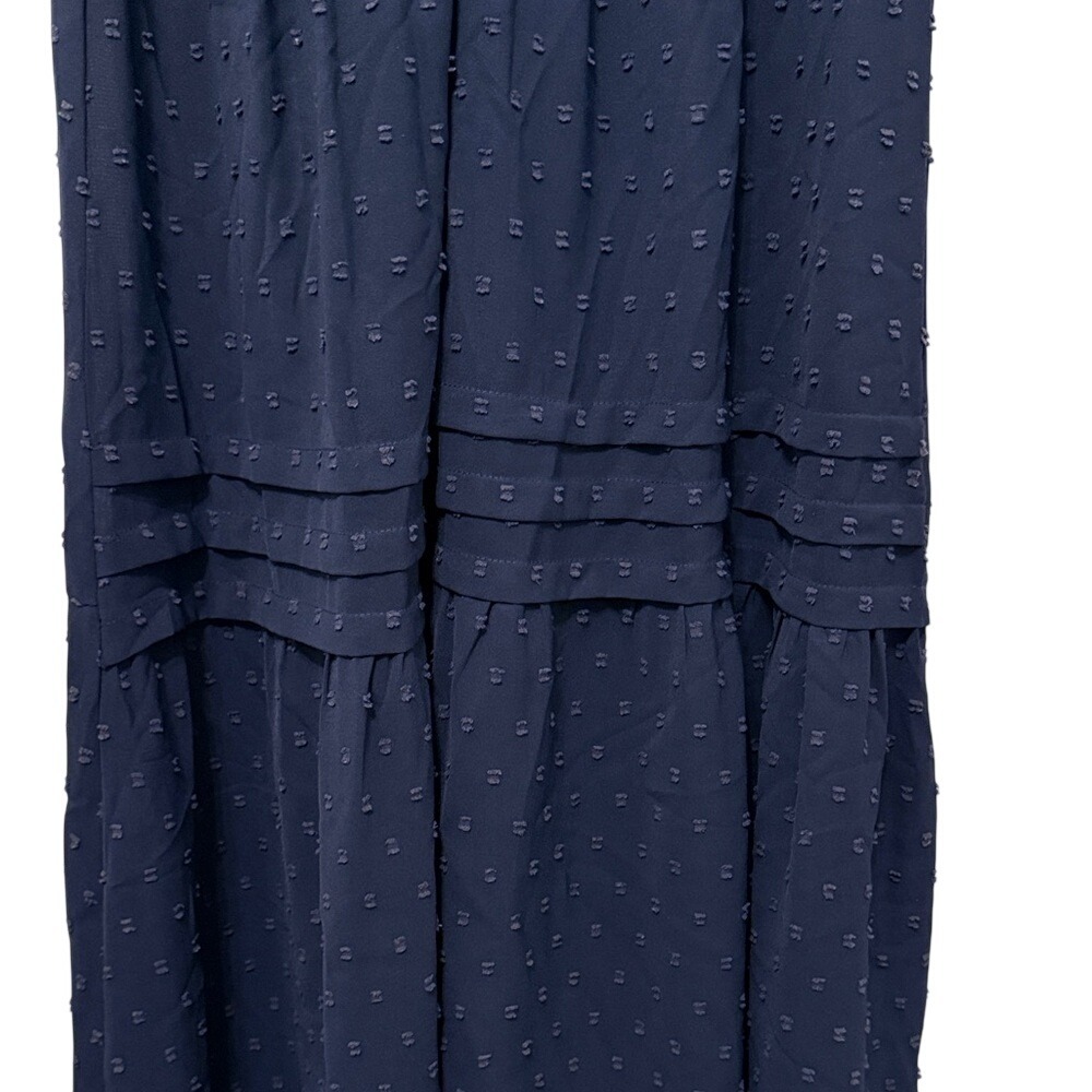 Angashion‎ Elegant Navy Blue Women's Maxi Dress Minimalist Size Small - Picture 6 of 14